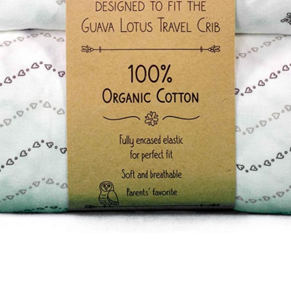 Guava Lotus Travel Crib Sheet